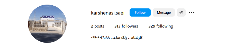 2.کارشناسی تخصصی رنگ ساعی