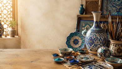 مراکز فروش وسایل میناکاری روی سفال شیراز