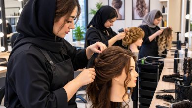 بهترین آموزشگاه آرایشگری زنانه شیراز